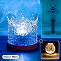 Cadeauset: Rimpellamp Kroon met Maan-kristalbol
