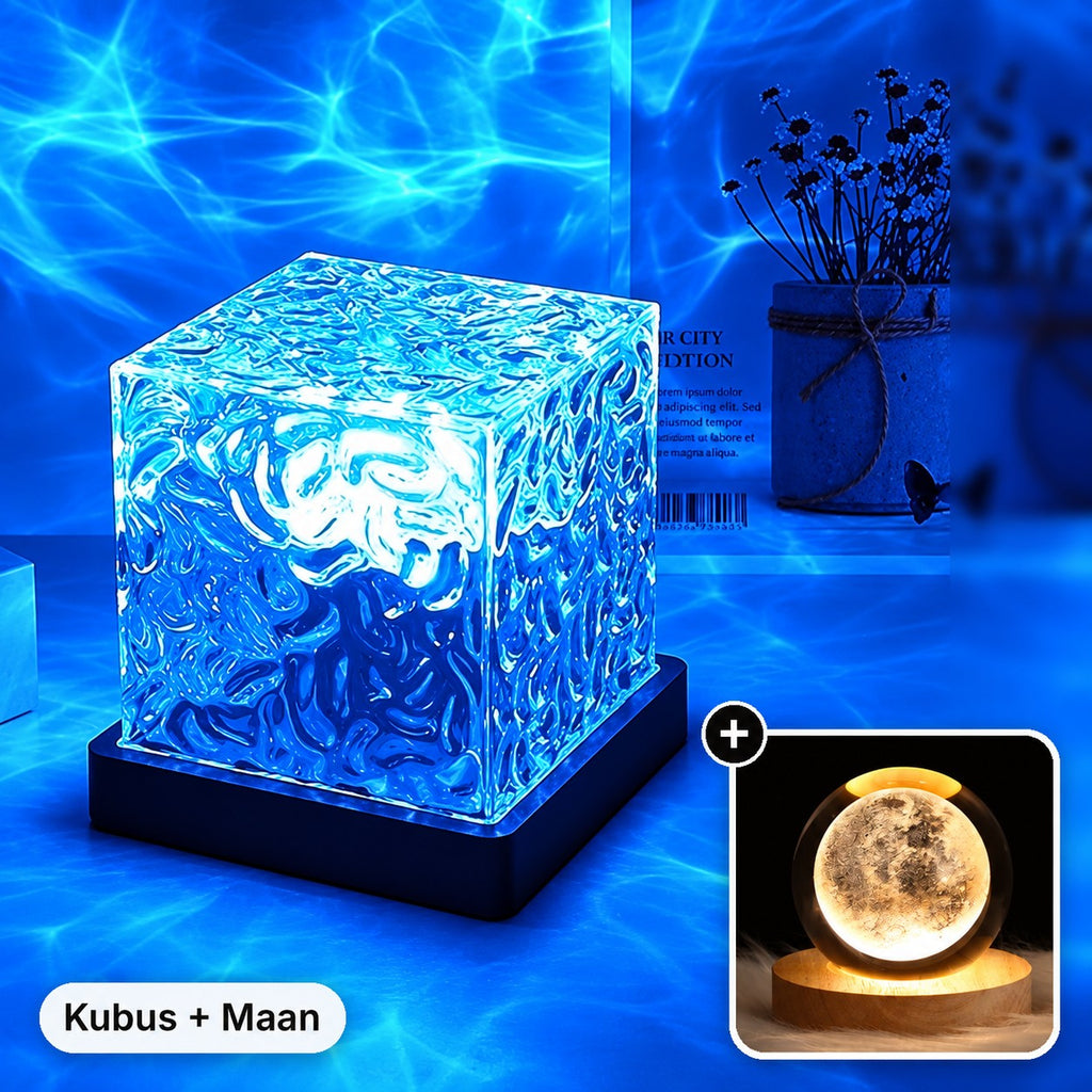 Cadeauset: Aurora Kubus met Maan-kristalbol