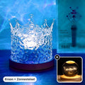 Cadeauset: Rimpellamp Kroon met Zonnestelsel-kristalbol
